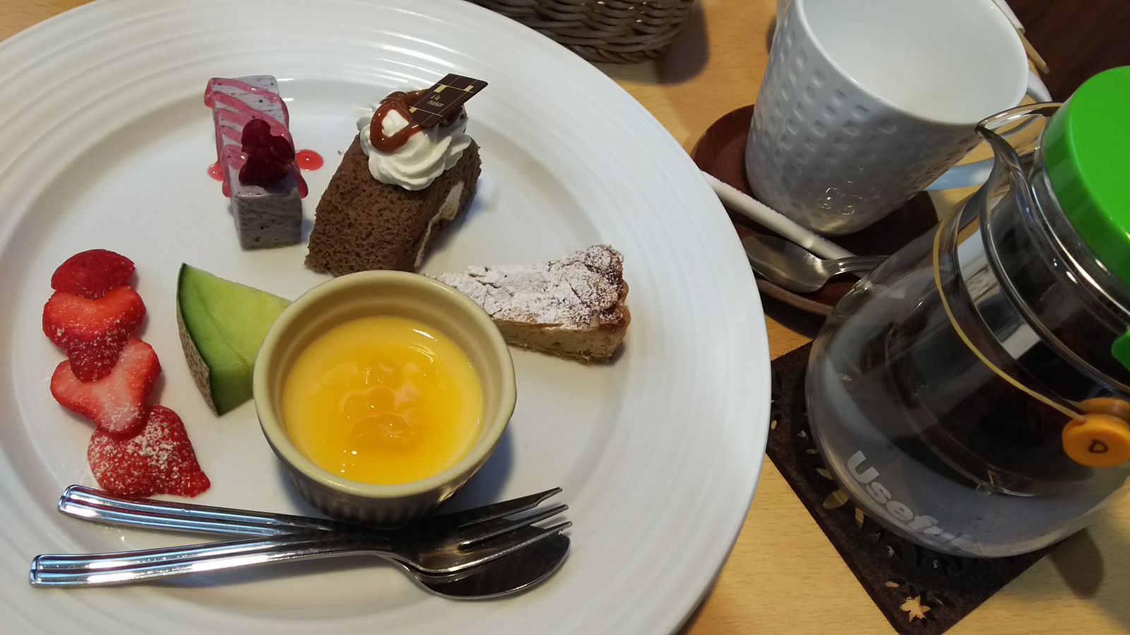 �P�[�L�̐��荇�킹�Ȃ̂ł�(�L- `*)